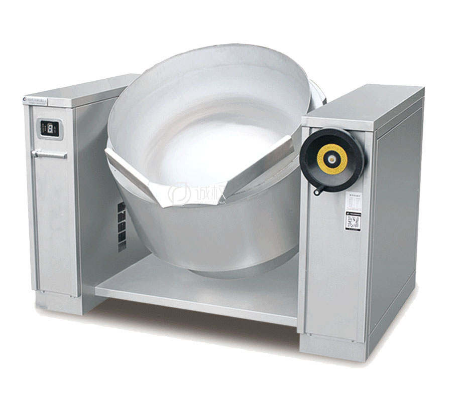 电磁可倾夹层锅