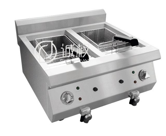 台式双缸炸炉