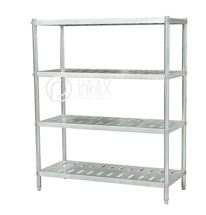 四层冲孔货架